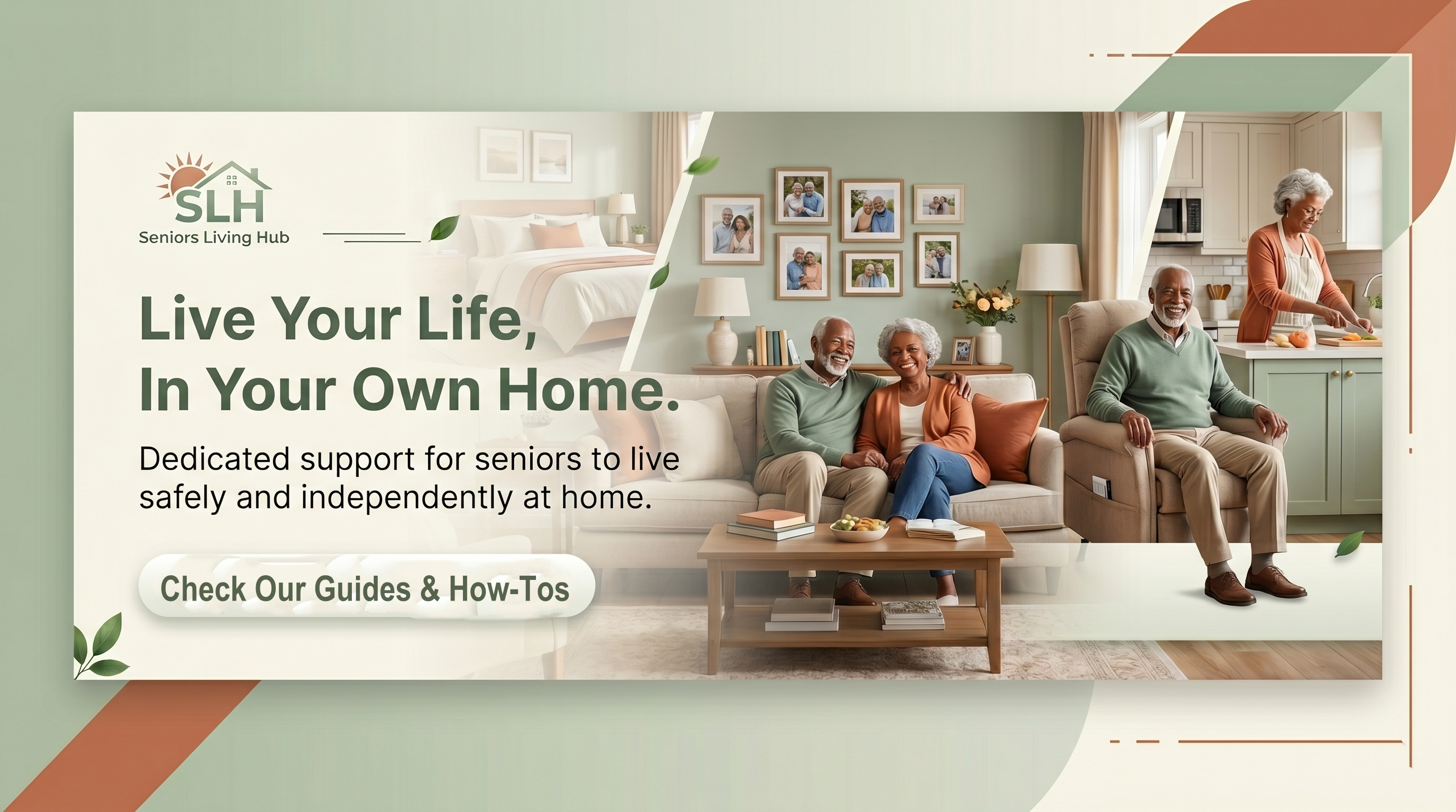Seniors Living Hub — Live your life, in your own home. Dedicated support for seniors to live safely and independently at home.